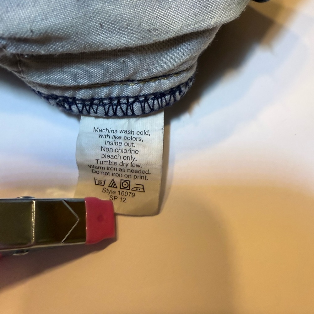 J. Crew Factory Shorts Mid Rise Stretch Hipslung Dark Blue Denim Cuffed EUC - Picture 8 of 13